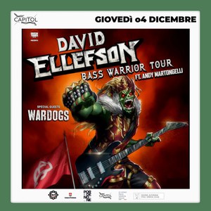 David Ellefson, Bass Warrior Tour